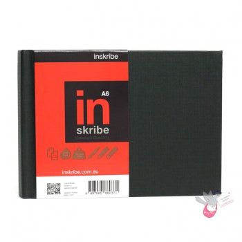 INSKRIBE Hard Cover Sketchbook - Medium Grain - 150gsm - Landscape A4