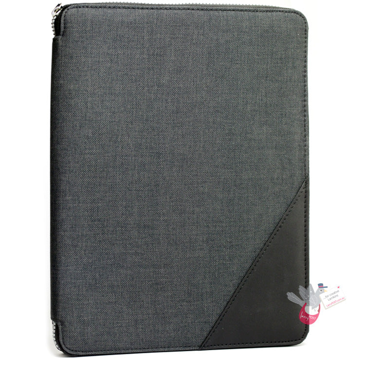 INTEMPO Compendium - Zip enclosure with Notepad - A4 - Black