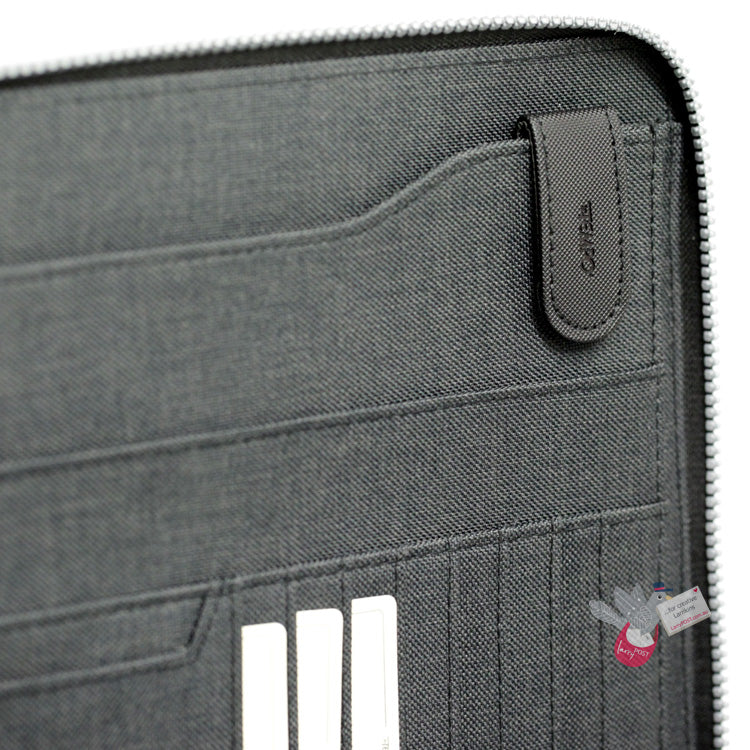 INTEMPO Compendium - Zip enclosure with Notepad - A4 - Black