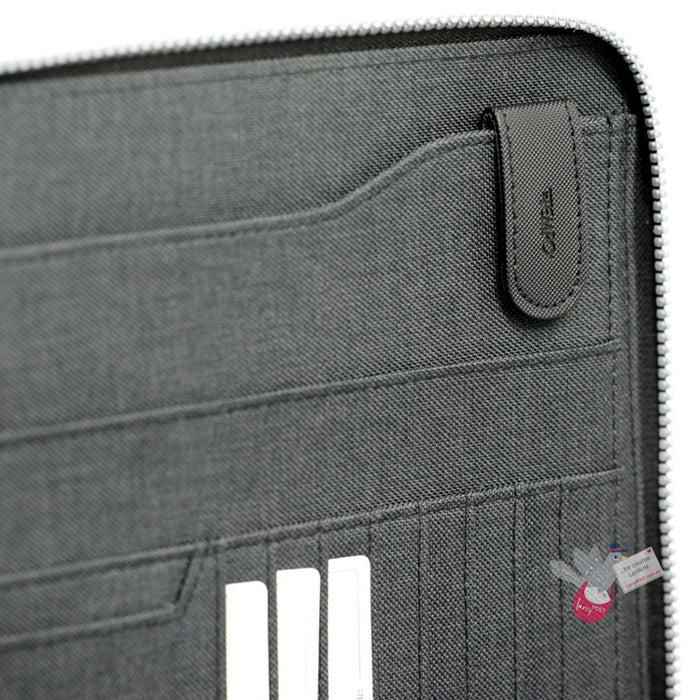 INTEMPO Compendium - Zip enclosure with Notepad - A4 - Black