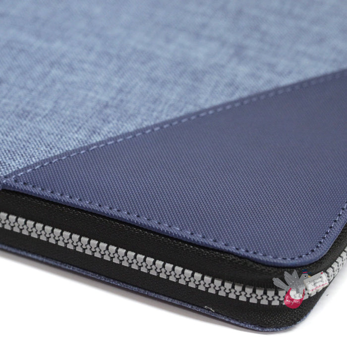 INTEMPO Compendium - Zip enclosure with Notepad - A4 - Blue