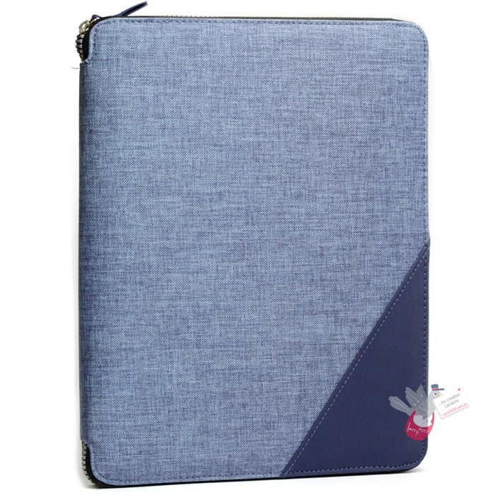INTEMPO Compendium - Zip enclosure with Notepad - A4 - Blue
