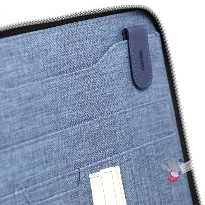 INTEMPO Compendium - Zip enclosure with Notepad - A4 - Blue