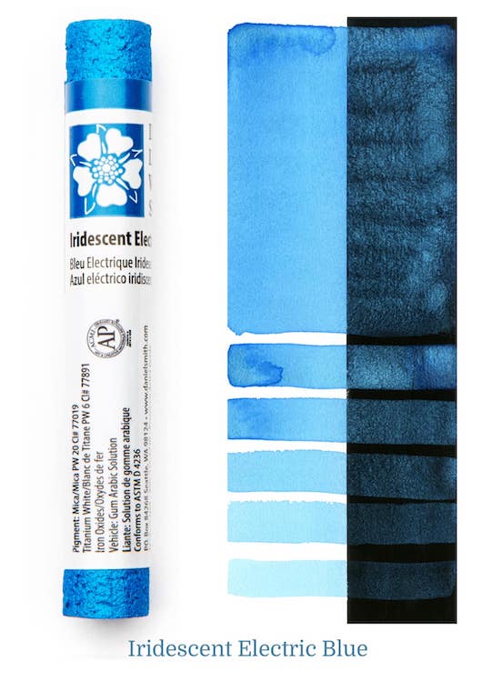 DANIEL SMITH Watercolour Stick - 12mL - Iridescent Electric Blue
