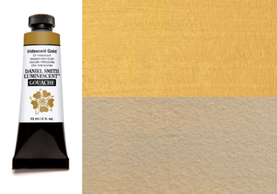 DANIEL SMITH Gouache - 15mL - Iridescent Gold (PW20)