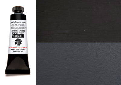 DANIEL SMITH Gouache - 15mL - Jane's Black (Red/Green) (PG7,PR264)