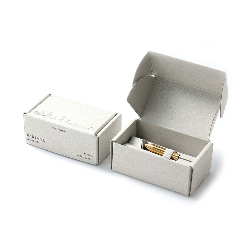 KAKIMORI Metal Conical Dip Pen Nib - Brass (nib only, excludes holder)