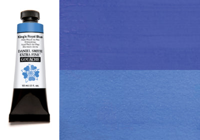 DANIEL SMITH Gouache - 15mL - King's Royal Blue (PB29,PB15,PW4)