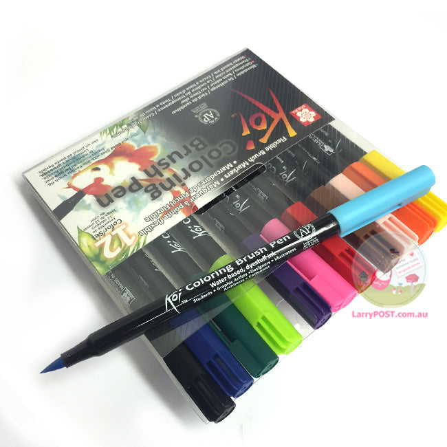 SAKURA Koi Brush Marker Set - Pack of 12