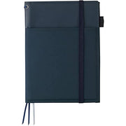 KOKUYO Systemic Refillable Compendium (A5) with Spiral Notebook - Blue