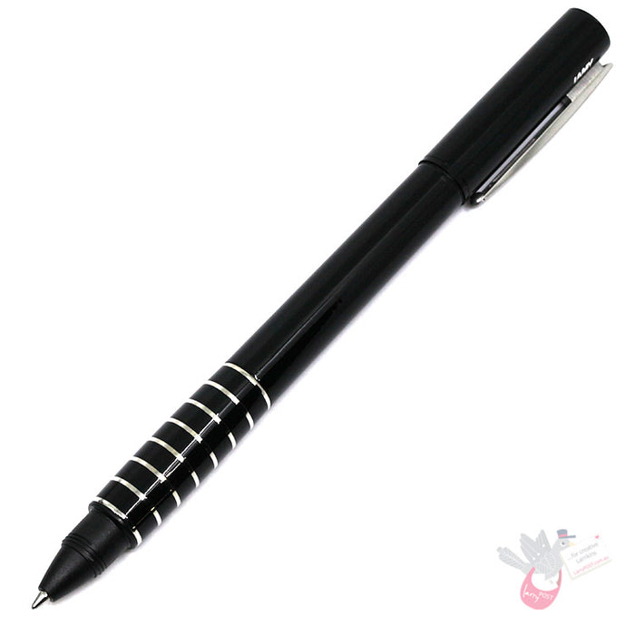 LAMY Accent Brilliant Rollerball Pen in Gloss Black - Diamond Lacquer Grip