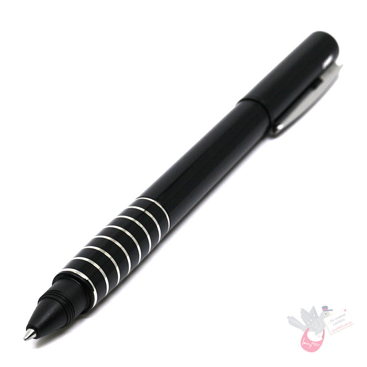 LAMY Accent Brilliant Rollerball Pen in Gloss Black - Diamond Lacquer Grip