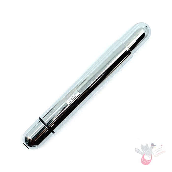 LAMY Pico Ballpoint Pen with Pouch - Chrome Shiny