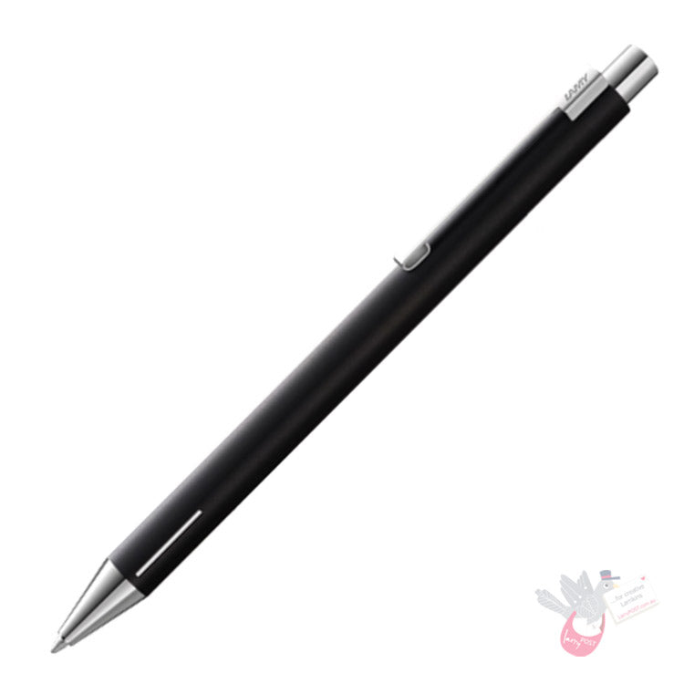 LAMY Econ Ballpoint Pen - Stainless Steel - Black (Limited Edition)