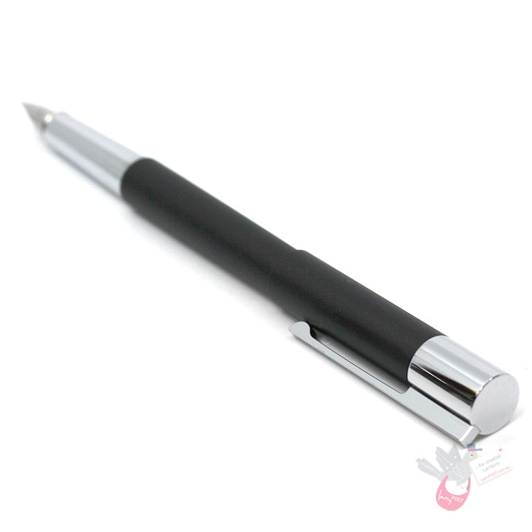 LAMY Scala Fountain Pen - Matt Black - Medium Stainless Nib (no packaging)