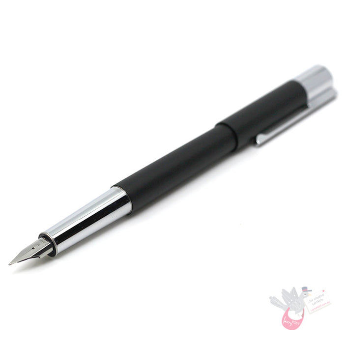 LAMY Scala Fountain Pen - Matt Black - Medium Stainless Nib (no packaging)