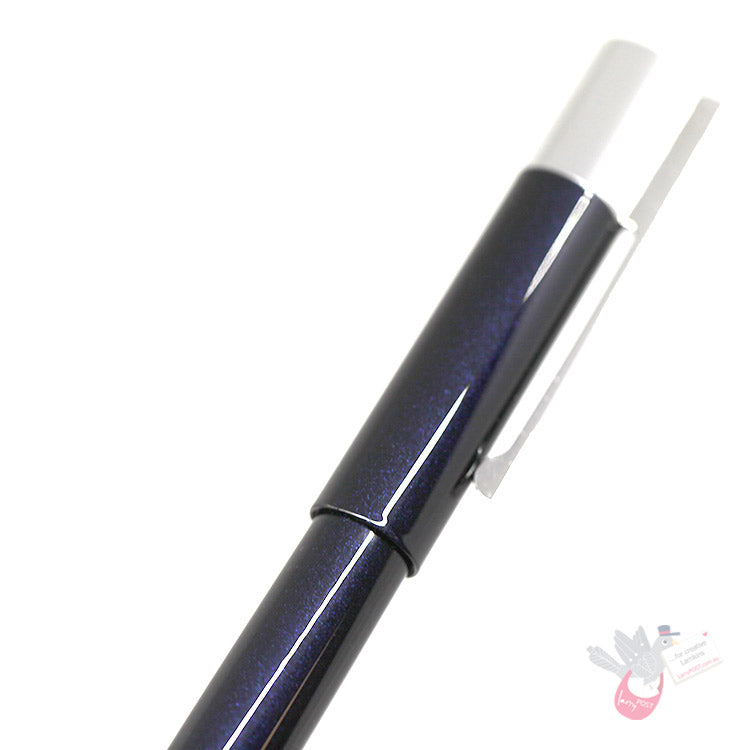 LAMY Scala Fountain Pen - Metallic blue black with stainless nib (50mL ink/converter) - Limited Edition