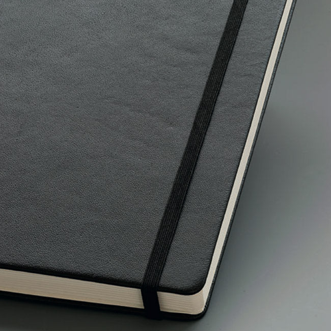 LEUCHTTURM1917 Genuine Leather (A6) - Black- Ruled