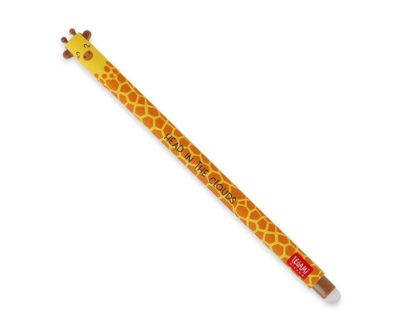 LEGAMI - Erasable Gel Pen (0.7mm) - Giraffe (Black Ink)