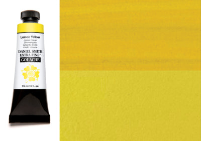 DANIEL SMITH Gouache - 15mL - Lemon Yellow (PY175)