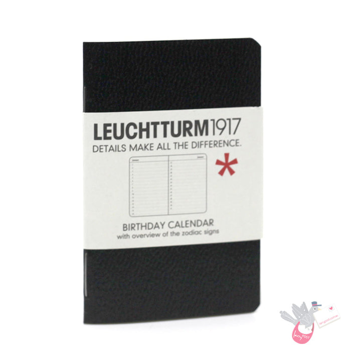 LEUCHTTURM1917 Mini Birthday Calendar - Extra Small (55 x 80mm)