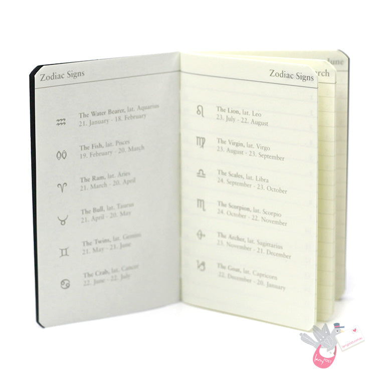 LEUCHTTURM1917 Mini Birthday Calendar - Extra Small (55 x 80mm)