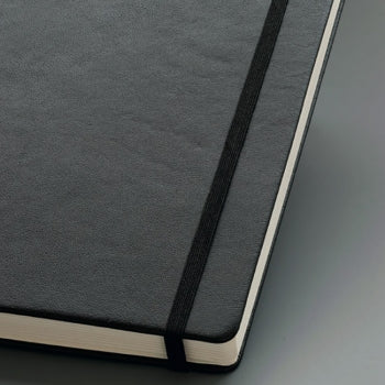 LEUCHTTURM1917 Genuine Leather - Medium A5 - Squared - Black