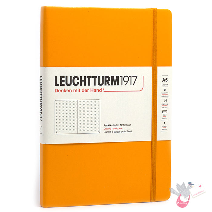 LEUCHTTURM1917 Classic Hard Cover - Medium (A5) - Dotted - Rising Sun
