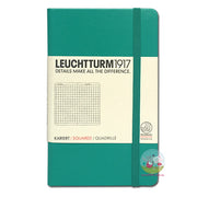LEUCHTTURM1917 Classic Hard Cover - Pocket A6 - Squared - Emerald Green 