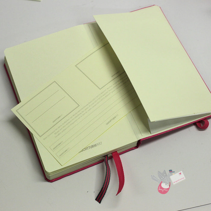 LEUCHTTURM1917 Classic Hard Cover - Pocket (A6) - Ruled - Pink Colour