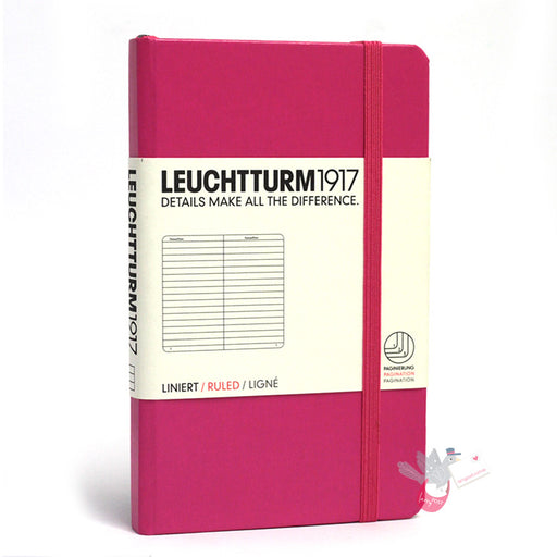 LEUCHTTURM1917 Classic Hard Cover - Pocket (A6) - Ruled - Hot Pink