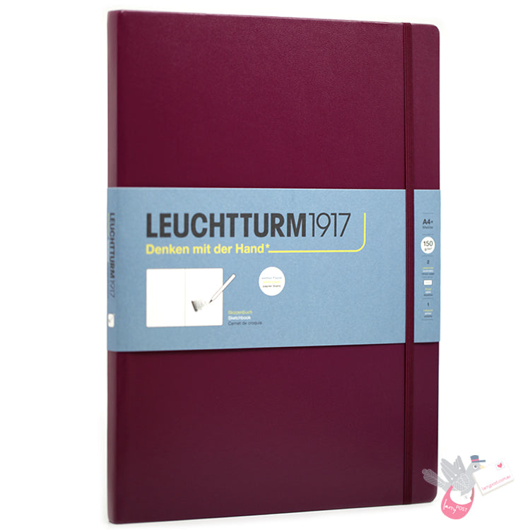 LEUCHTTURM1917 Sketchbook - Master A4 - Port Red