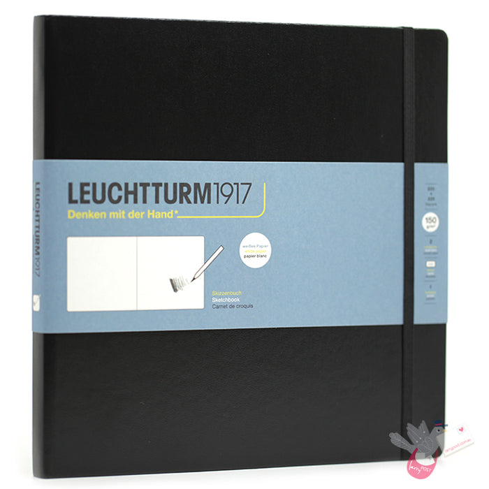 LEUCHTTURM1917 Sketchbook - Square (225 x 225mm) - Black