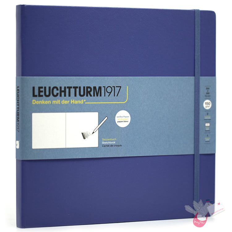 LEUCHTTURM1917 Sketchbook - Square (225 x 225mm) - Denim