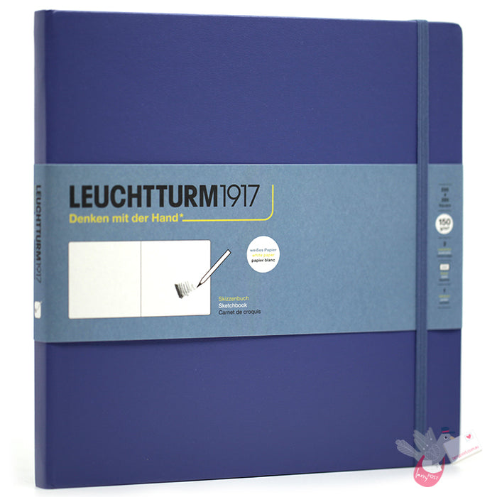 LEUCHTTURM1917 Sketchbook - Square (225 x 225mm) - Denim