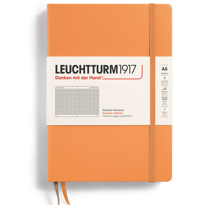 LEUCHTTURM1917 Classic Hard Cover - Medium (A5) - Squared/Grid - Apricot