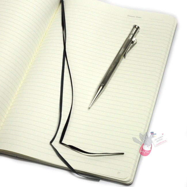 LEUCHTTURM1917 Composition Notebook Soft Cover - B5 - Ruled - Black