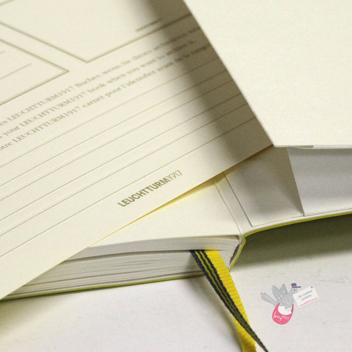 LEUCHTTURM1917 Composition Notebook Soft Cover - B5 - Plain - Lemon Yellow