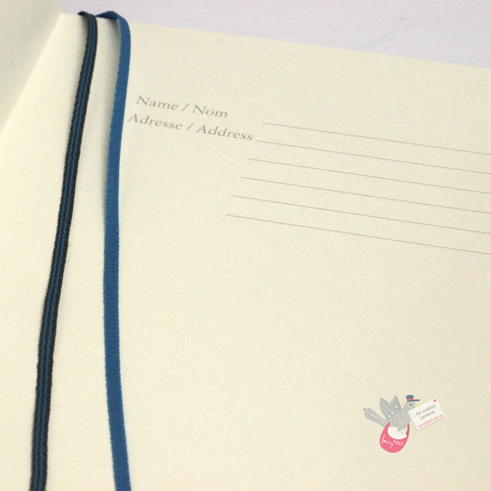 LEUCHTTURM1917 Composition Notebook Soft Cover - B5 - Plain - Nordic Blue