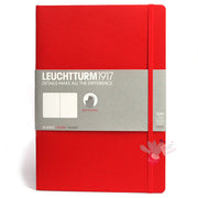 LEUCHTTURM1917 Composition Notebook Soft Cover - B5 - Plain - Red