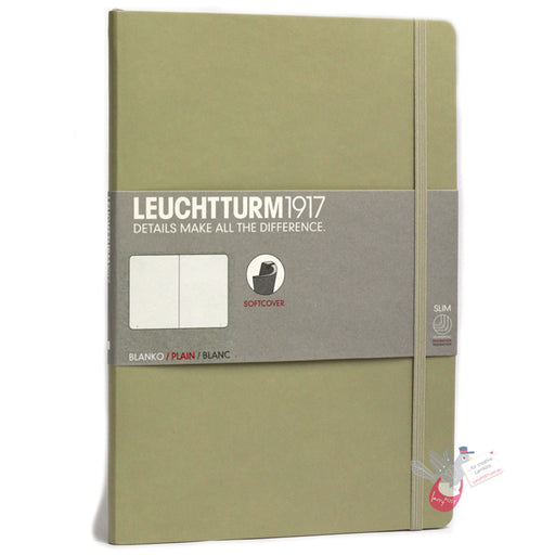 LEUCHTTURM1917 Composition Notebook Soft Cover - B5 - Plain Page - Sand
