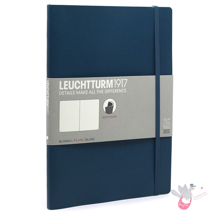 LEUCHTTURM1917 Composition Notebook Soft Cover - B5 - Plain - Pacific Green