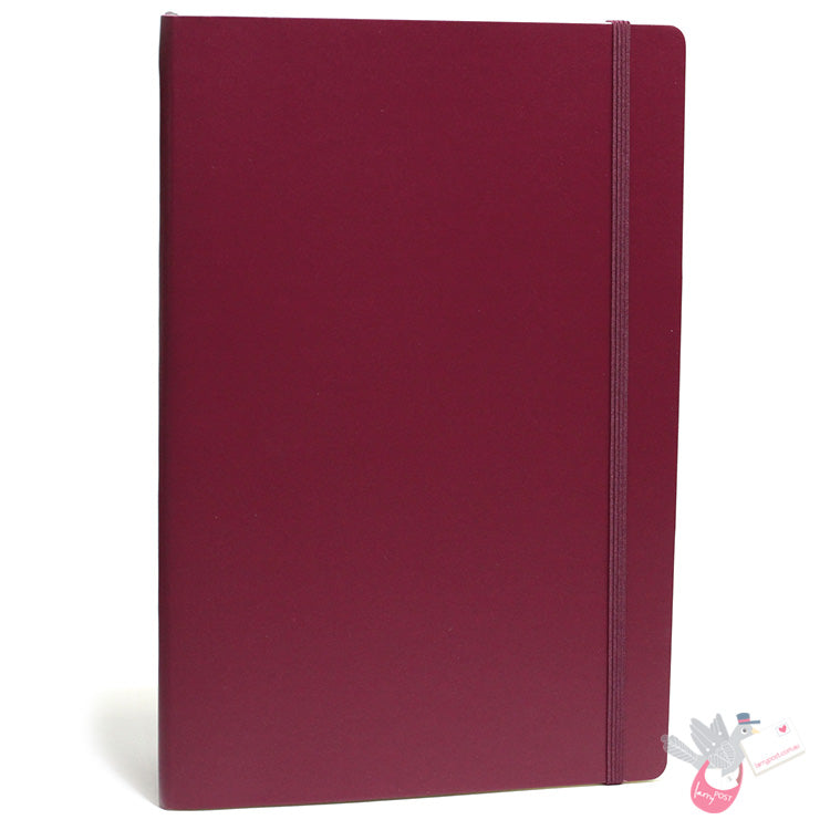 LEUCHTTURM1917 Composition Notebook Soft Cover - B5 - Plain - Port Red