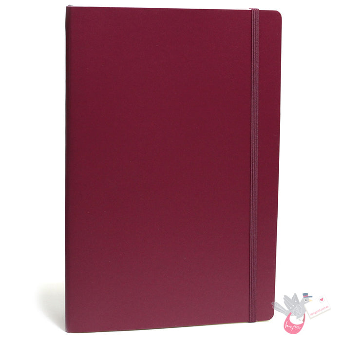 LEUCHTTURM1917 Composition Notebook Soft Cover - B5 - Plain - Port Red
