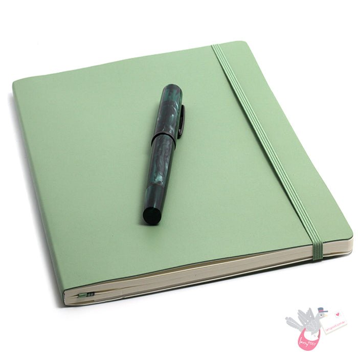 LEUCHTTURM1917 Composition Notebook Soft Cover - B5 - Ruled - Sage