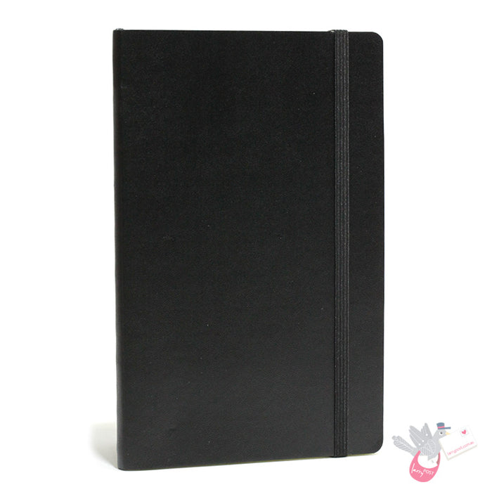 LEUCHTTURM1917 Composition Notebook Soft Cover - B6 - Plain - Black