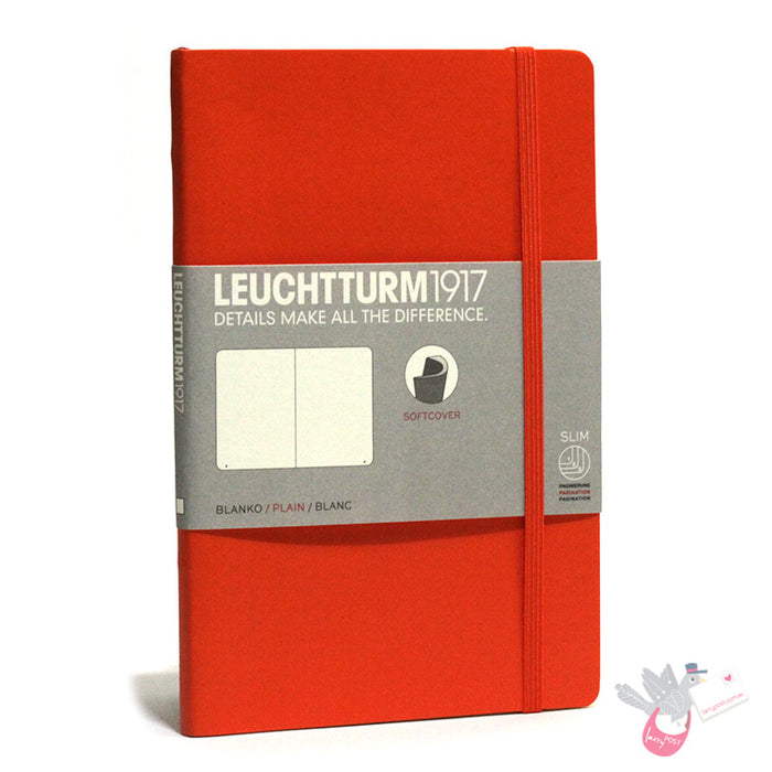 LEUCHTTURM1917 Composition Notebook Soft Cover - B6 - Plain - Orange