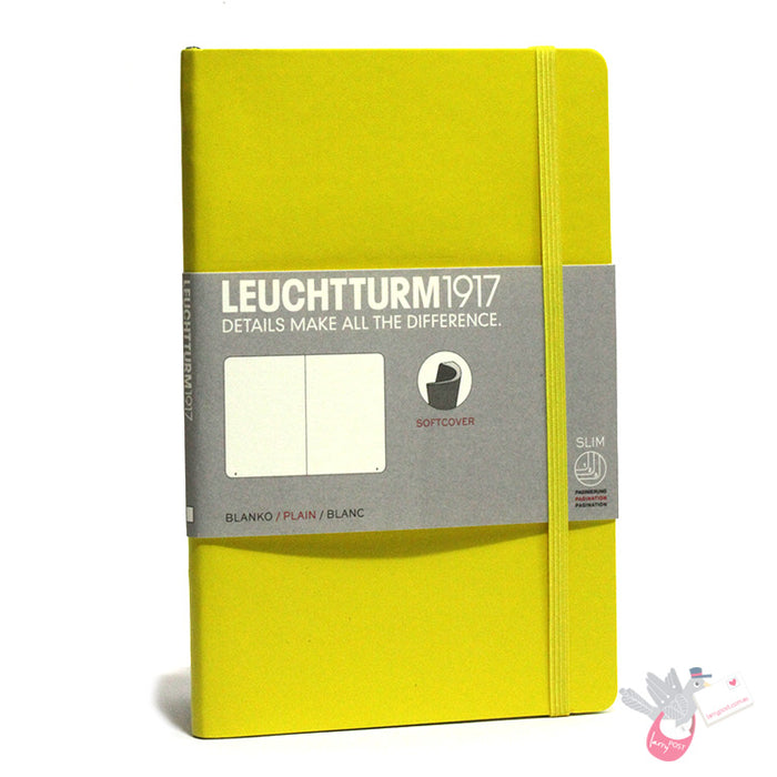 LEUCHTTURM1917 Paperback Notebook Soft Cover - B6 - Plain - Lemon Yellow