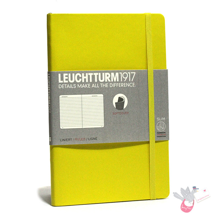LEUCHTTURM1917 Paperback Notebook Soft Cover - B6 - Ruled - Lemon Yellow