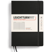 LEUCHTTURM1917 Classic Hard Cover - Medium A5 - Ruled - Black